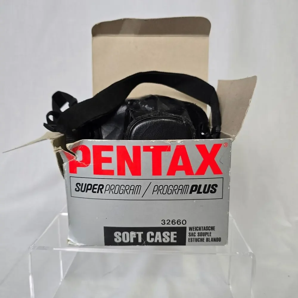 Pentax P3 Super Program 35mm SLR Film Camera & Pentax-M 50mm Lens Not Tested